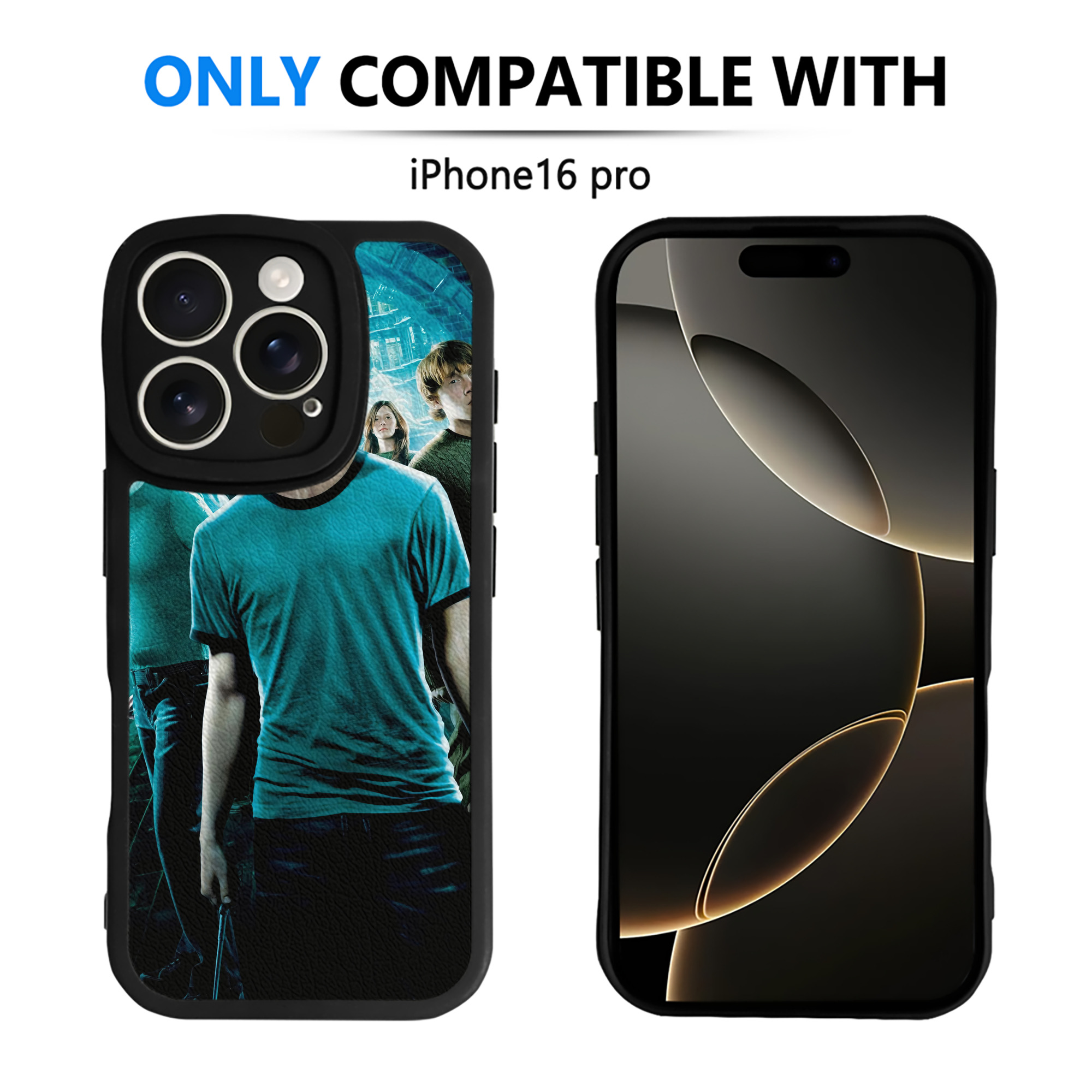 （画像用） Harry Potter ハリー・ポッターシリーズ 【iPhone 16シリーズ対応】シリコンスマホケース（レザー調） 材質：シリコン